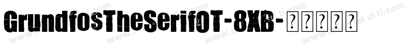 GrundfosTheSerifOT-8XB字体转换