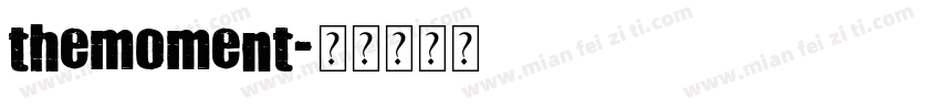 themoment字体转换
