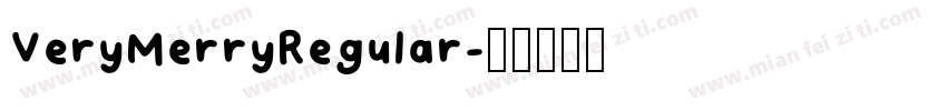 VeryMerryRegular字体转换