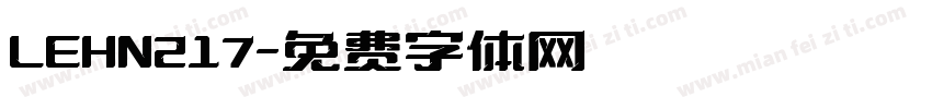 LEHN217字体转换