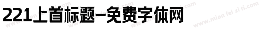 221上首标题字体转换