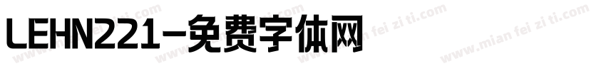 LEHN221字体转换