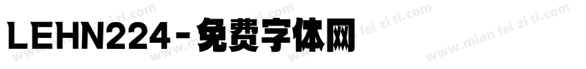 LEHN224字体转换