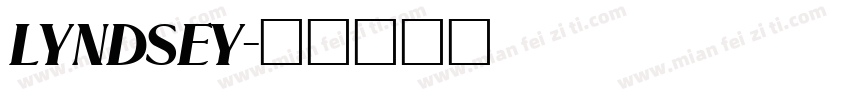 LYNDSEY字体转换