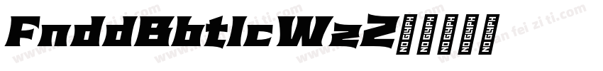 FundeadBbItalic-9WzZ字体转换