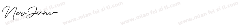 NewJune字体转换