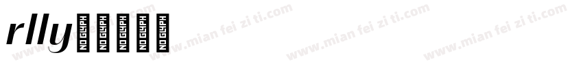 aerilly字体转换