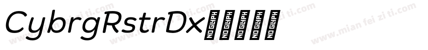 CyborgRooster3D-a3ox字体转换