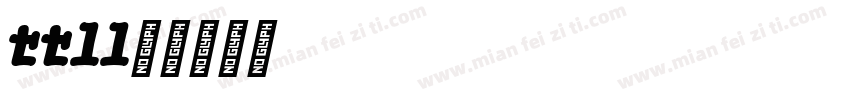 titilli字体转换