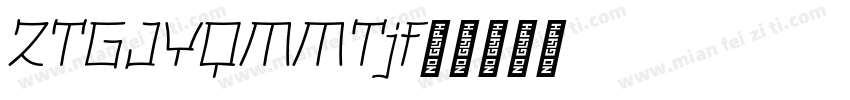 AaZTGJYQMMTjf字体转换