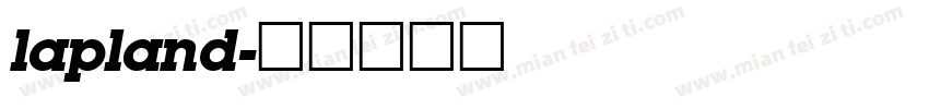 lapland字体转换