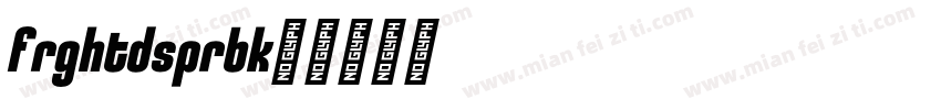 freightdisprobook字体转换