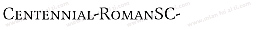 Centennial-RomanSC字体转换