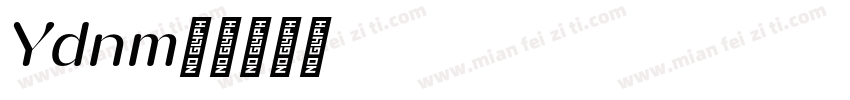 Yodnam字体转换