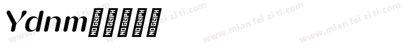 Yodnam字体转换