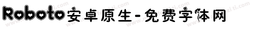 Roboto安卓原生字体转换