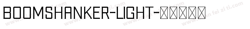 Boomshanker-Light字体转换