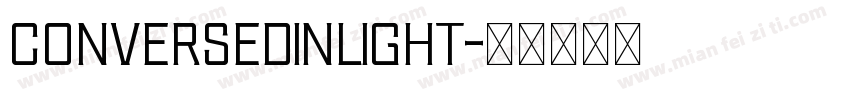 ConverseDINLight字体转换