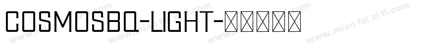 CosmosBQ-Light字体转换