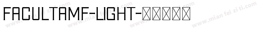FacultaMF-Light字体转换