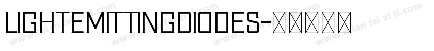 LightEmittingDiodes字体转换