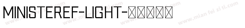 MinisterEF-Light字体转换