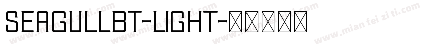 SeagullBT-Light字体转换