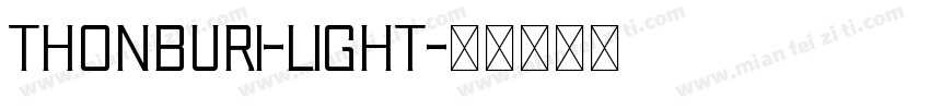 Thonburi-Light字体转换