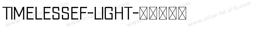 TimelessEF-Light字体转换