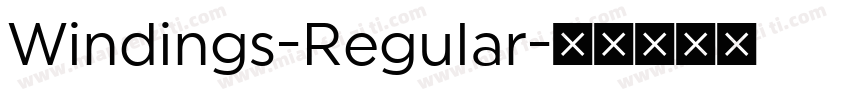 Windings-Regular字体转换