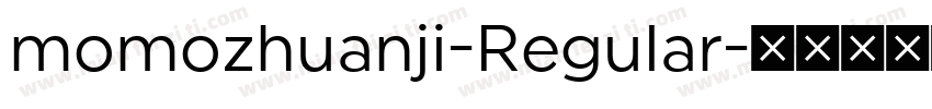 momozhuanji-Regular字体转换