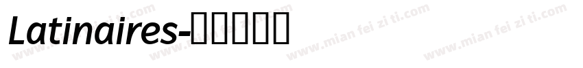 Latinaires字体转换