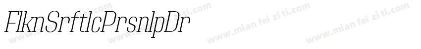 FalkinSerifItalicPersonal-p6Dr字体转换