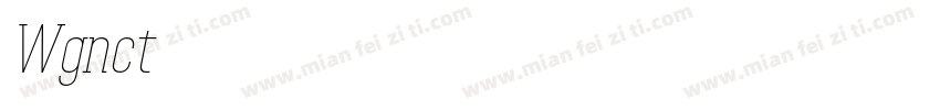Wagncto字体转换