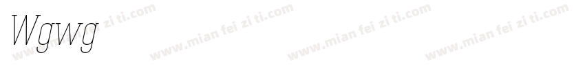 Wigwag字体转换
