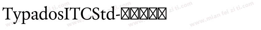 TypadosITCStd字体转换