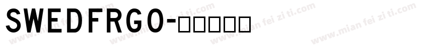 SWEDFRGO字体转换