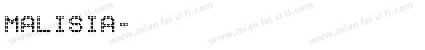 Malisia字体转换