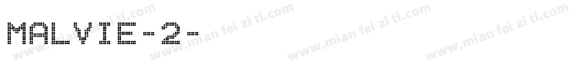 Malvie-2字体转换