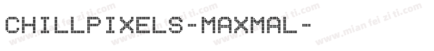 chillpixels-maxmal字体转换