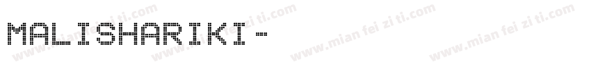 malishariki字体转换
