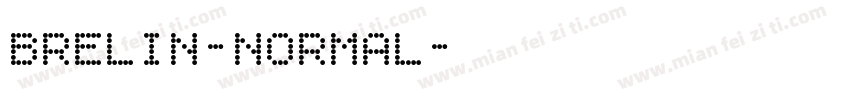 brelin-normal字体转换