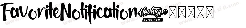 FavoriteNotification字体转换