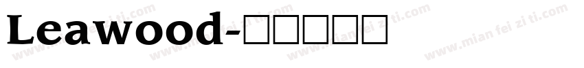 Leawood字体转换