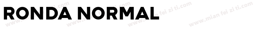Ronda-Normal字体转换