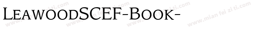 LeawoodSCEF-Book字体转换