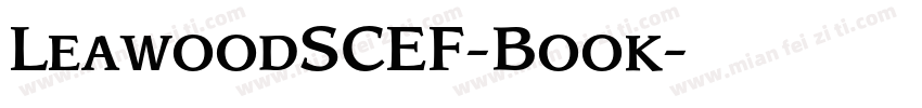 LeawoodSCEF-Book字体转换