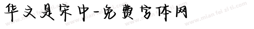 华文是宋中字体转换