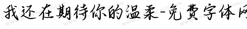 我还在期待你的温柔字体转换