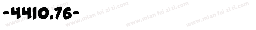 -4410.76字体转换